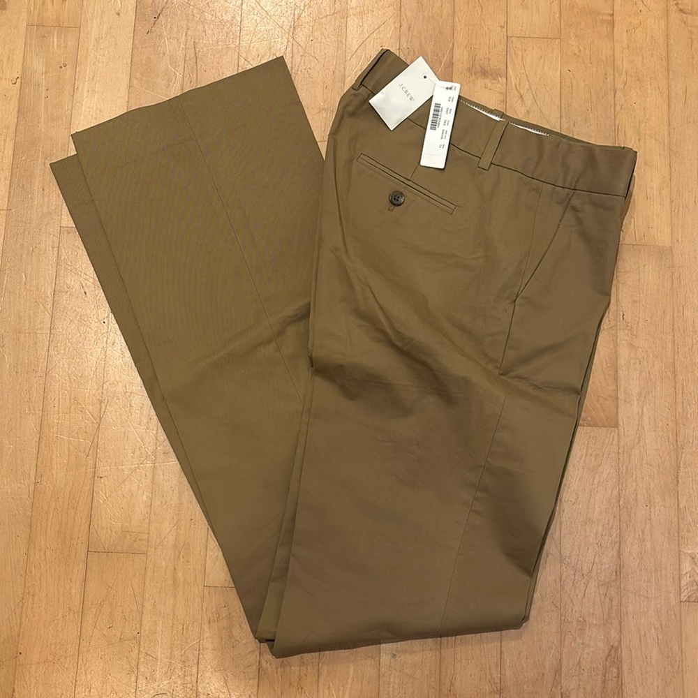 J. Crew 4 Tall trousers- camel